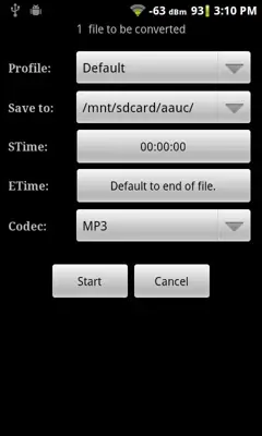 Android Audio Editor android App screenshot 0