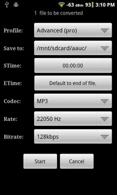 Android Audio Editor android App screenshot 1