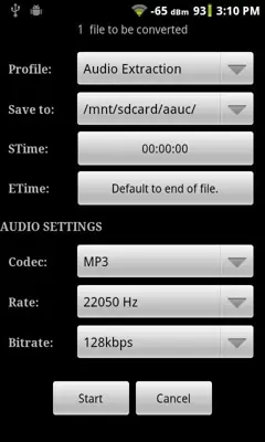 Android Audio Editor android App screenshot 2