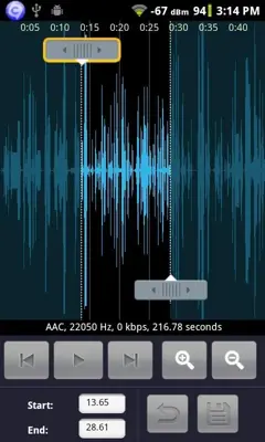 Android Audio Editor android App screenshot 6